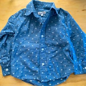 Steven Alan Toddler Chambray unisex shirt blouse top Designer